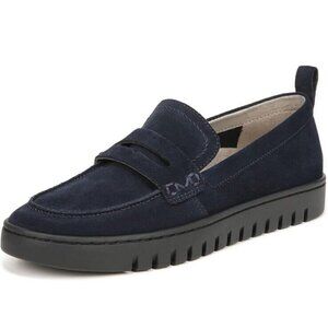 Vionic Uptown Blue Suede Slip-ons Loafer Womens‎ 13 Arch Support Orthotic New